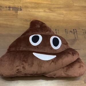 Brown Emoji Pillow